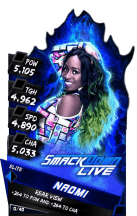 SuperCard Naomi S3 12 Elite SmackDown