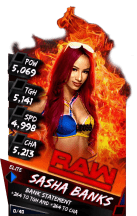 SuperCard SashaBanks S3 12 Elite Raw