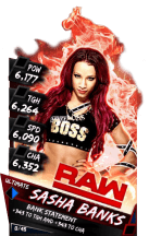 SuperCard SashaBanks S3 13 Ultimate Raw