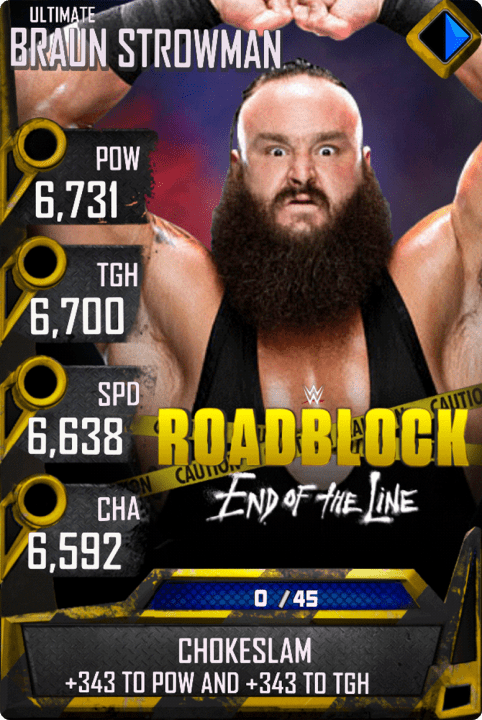 SuperCard BraunStrowman S3 13 Ultimate MITB
