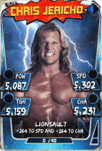 SuperCard ChrisJericho S3 12 Elite Throwback