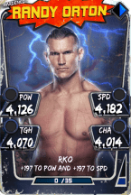 SuperCard RandyOrton S3 11 Hardened Throwback