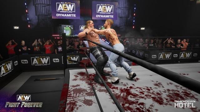 aew fight forever blood