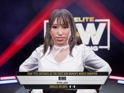 aew fight forever riho