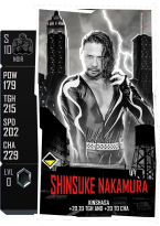 supercard shinsukenakamura s10 noir