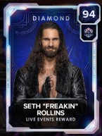 2 rewards liveeventsrewards sethfreakinrollins