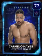 2 rewards liveeventsrewards carmelohayes