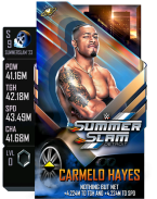 supercard carmelohayes s9 summerslam23