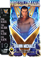 supercard shawnmichaels s11 valor