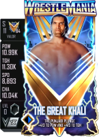 supercard thegreatkhali s11 valor