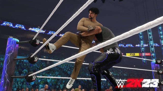 wwe2k23 bad bunny screens tornado ddtx1080