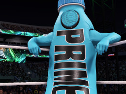 wwe 2k25 prime bottle mascot