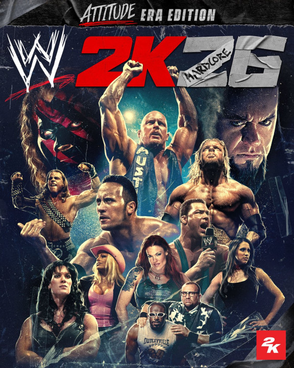 wwe2k26 cover attitude era edition