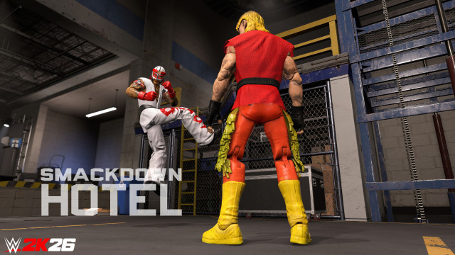 wwek26 rey mysterio as ryu vs dominik mysterio as ken