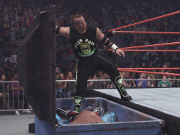 wwe2k26 dumpster