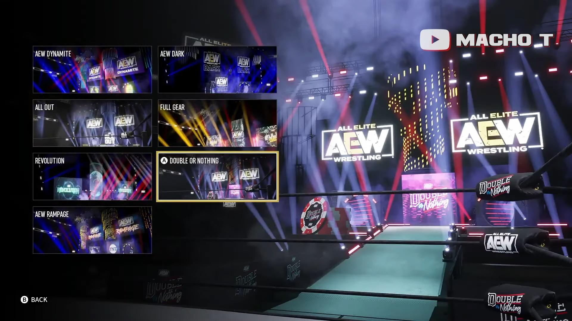 AEW DYNAMITE MENU MOD