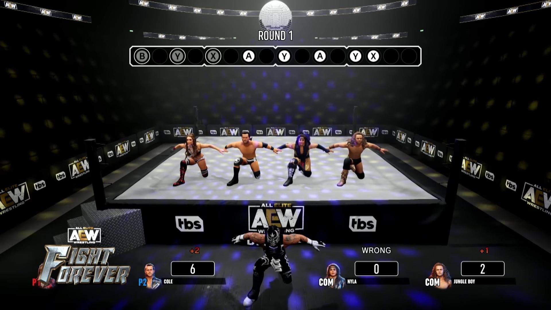 aew fight forever minigames list 1