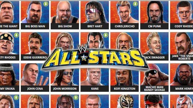 wwe stars names