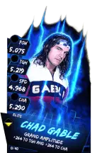 Super card  chad gable  s3 12  elite  fusion 10610 216