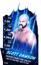 Super card  scott dawson  s3 12  elite  fusion 10614 216