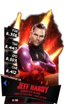 Super card jeff hardy s3 14 wrestle mania33 ring dom 10729 216