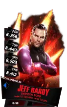 Super card jeff hardy s3 14 wrestle mania33 ring dom 10729 216