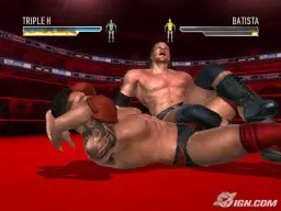 WrestleMania21 Batista TripleH 5