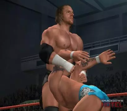 SvR2006 030 TripleH RandyOrton