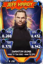 SuperCard JeffHardy S3 14 WrestleMania33 Throwback