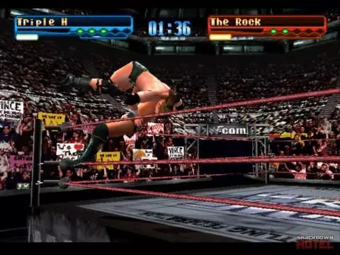 SmackDown TripleH TheRock 2