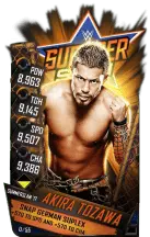 SuperCard AkiraTozawa S3 15 SummerSlam17