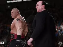 WWE2K18 BrockLesnar PaulHeyman 2