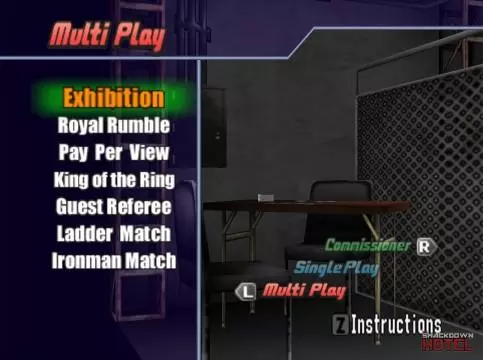 WWFNoMercy Menu N64 1