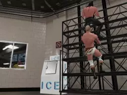 WWE2K18 Backstage Truss Climb