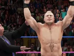 WWE2K18 Lesnar Heyman Win