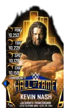 Super card kevin nash s3 15 summer slam17 hall of fame 13687 216