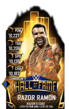 Super card razor ramon s3 15 summer slam17 hall of fame 13689 216