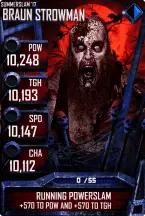 SuperCard BraunStrowman S3 15 SummerSlam17 Zombie