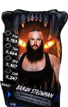 SuperCard BraunStrowman S4 16 Beast