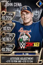 SuperCard JohnCena S3 15 SummerSlam17 WWE2K18