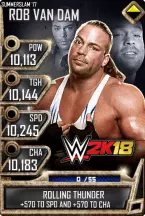 SuperCard RobVanDam S3 15 SummerSlam17 WWE2K18