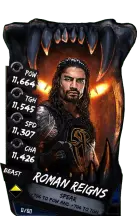 SuperCard RomanReigns S4 16 Beast