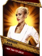 SuperCard Support Lana Manager S3 15 SummerSlam17