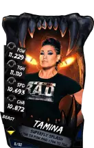 Super card tamina s4 16 beast 13781 216