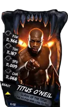 Super card titus o neil s4 16 beast 13782 216