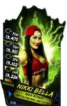 SuperCard NikkiBella S4 17 Monster