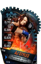 SuperCard AJStyles S4 18 Titan