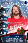 SuperCard AJStyles S4 18 Titan Christmas