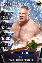 SuperCard BrockLesnar S4 16 Beast Christmas