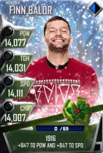 SuperCard FinnBalor S4 17 Monster Christmas